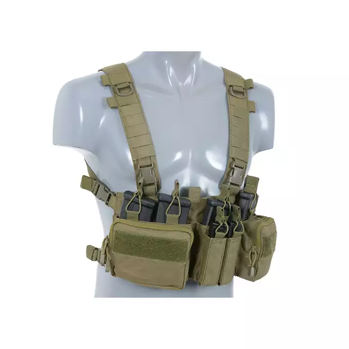 [Zestaw] Plecak z przednim panelem MOLLE - Olive [8FIELDS] + Buckle Up Recce/Sniper Chest Rig - Olive [8FIELDS]