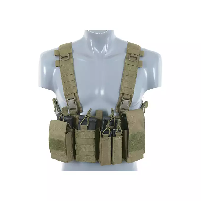[Zestaw] Plecak z przednim panelem MOLLE - Olive [8FIELDS] + Buckle Up Chest Rig V3 - Olive [8FIELDS]