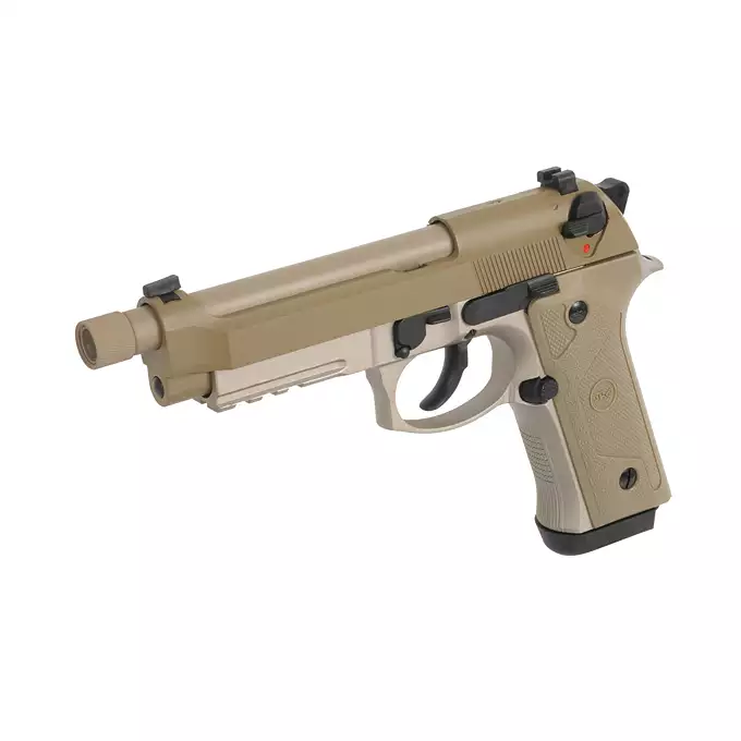 [Zestaw] SR9A3 (Dual Powered GAS/CO2) - Tan [SRC] + 20-kulkowy magazynek na CO2 do SR9A3 [SRC]