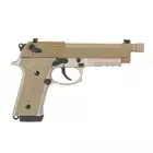 [Zestaw] SR9A3 (Dual Powered GAS/CO2) - Tan [SRC] + 20-kulkowy magazynek na Green Gaz do SR9A3 [SRC]