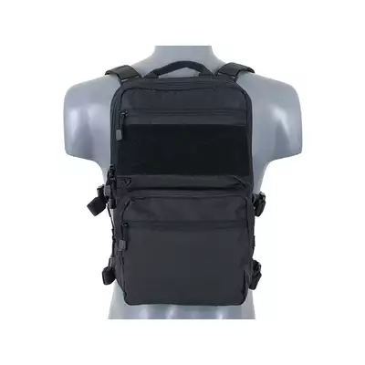 [Zestaw] Plecak z przednim panelem MOLLE - Black [8FIELDS] + Buckle Up Recce/Sniper Chest Rig - Black [8FIELDS]