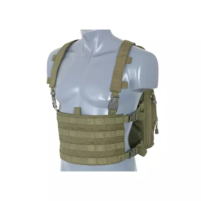 [Zestaw] Plecak z przednim panelem MOLLE - Olive [8FIELDS] + Buckle Up Recce/Sniper Chest Rig - Olive [8FIELDS]