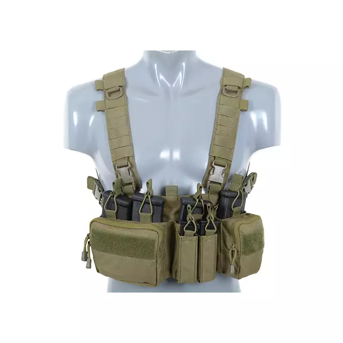 [Zestaw] Plecak z przednim panelem MOLLE - Olive [8FIELDS] + Buckle Up Recce/Sniper Chest Rig - Olive [8FIELDS]