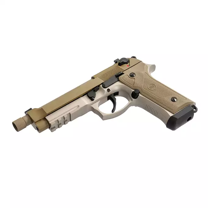 [Zestaw] SR9A3 (Dual Powered GAS/CO2) - Tan [SRC] + 20-kulkowy magazynek na CO2 do SR9A3 [SRC]