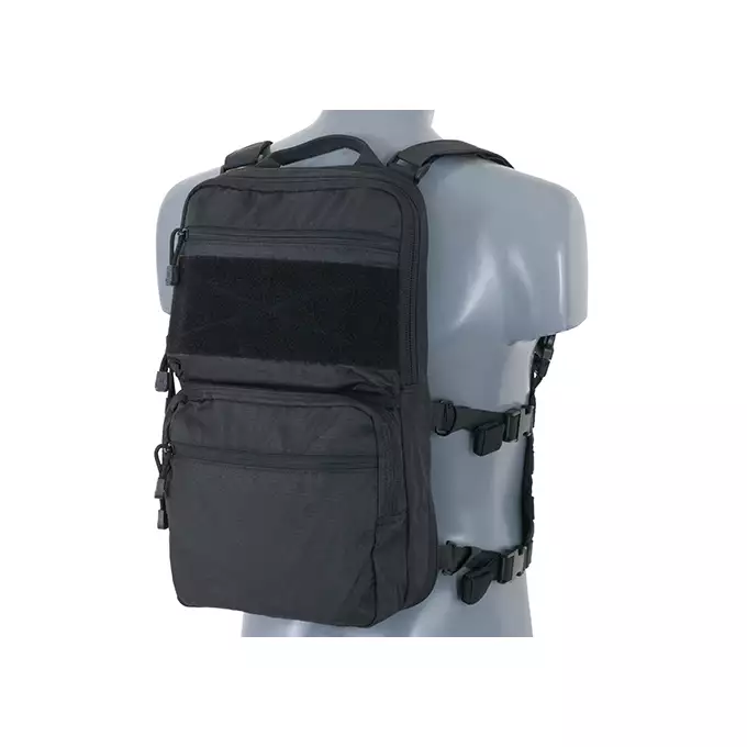 [Zestaw] Plecak z przednim panelem MOLLE - Black [8FIELDS] + Buckle Up Recce/Sniper Chest Rig - Black [8FIELDS]