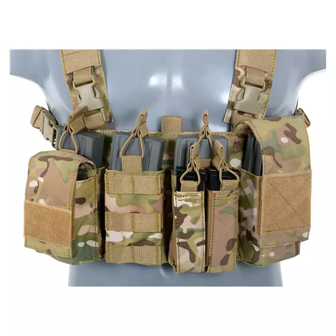 [Zestaw] Plecak z przednim panelem MOLLE - Multicamo [8FIELDS] + Buckle Up Chest Rig V3 - Multicamo [8FIELDS]