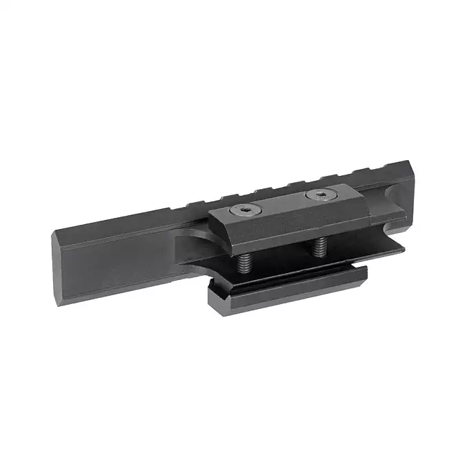 Przedłużona szyna montażowa na kolimator do AKS-74U - Black [5KU]
