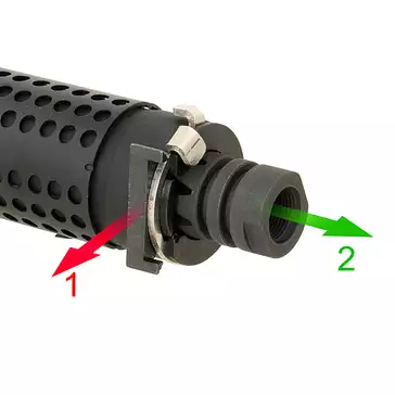 QD Silencer with Flash Hider - Black
