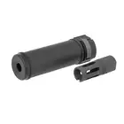126mm QD Silencer w/ flash hider - Black