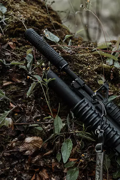 QD Silencer with Flash Hider - Black