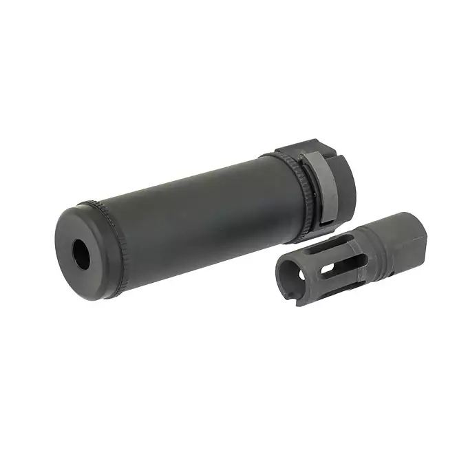 126mm QD Silencer w/ flash hider - Black