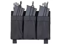Buckle Up Triple 5.56 Pouch Panel - Black [8FIELDS]