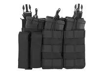 Buckle Up potrójna ładownica karabinowo-pistoletowa 5.56/9mm - BK