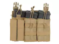 Buckle Up potrójna ładownica karabinowo-pistoletowa 5.56/9mm - Coyote