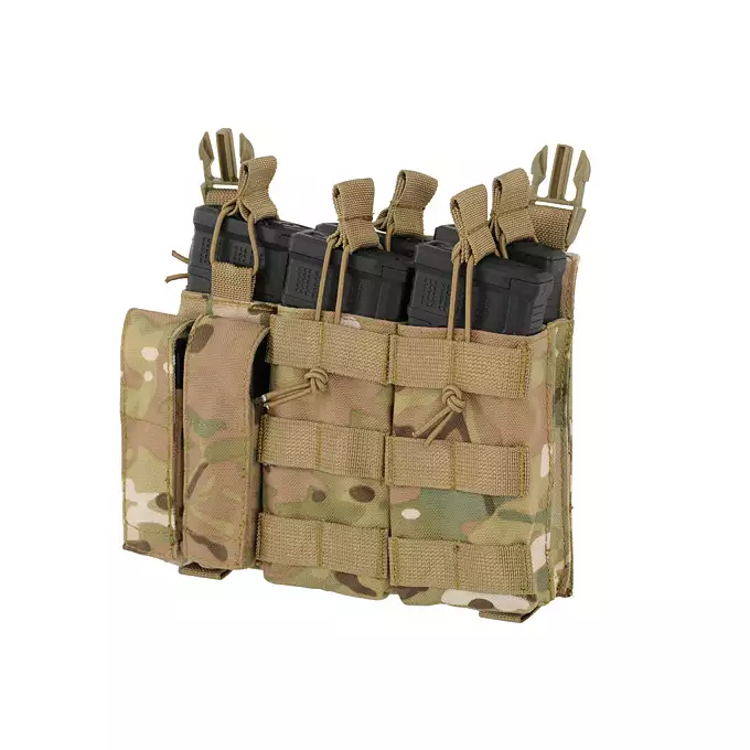 Buckle Up Triple 5.56/Pistol Pouch Panel - MC