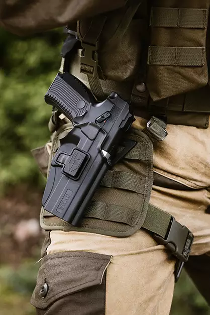Small Modular Drop Leg Panel - Olive [8FIELDS]