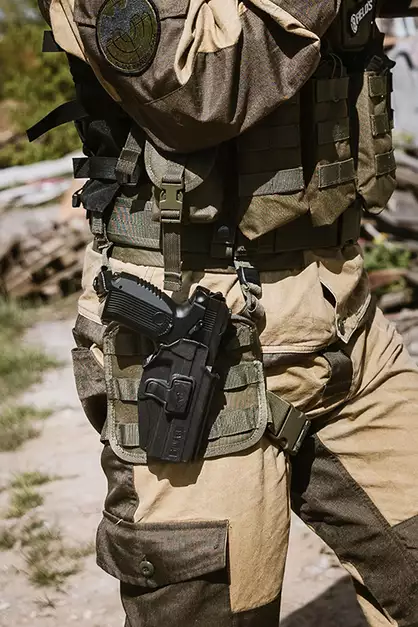 Small Modular Drop Leg Panel - Olive [8FIELDS]
