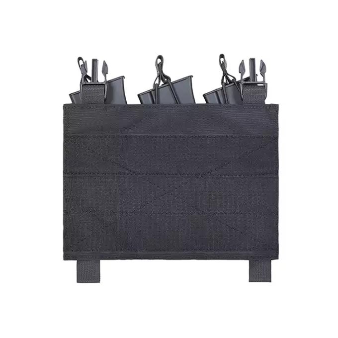 Buckle Up Triple 5.56 Pouch Panel - Black [8FIELDS]