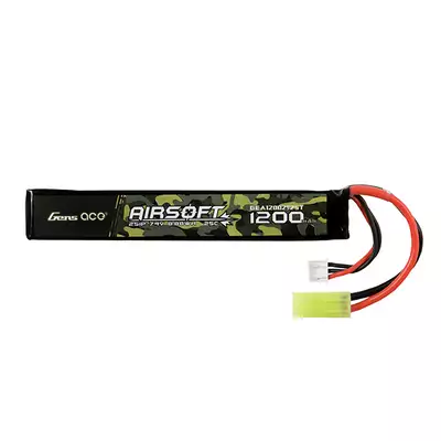 Batterie LiPo Gens Ace 25C 1200mAh 2S1P 7.4V mini Tamiya