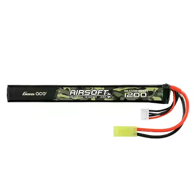 [Zestaw] Akumulator airsoftowy 25C 1200mAh 3S1P 11.1V LiPo mini Tamiya