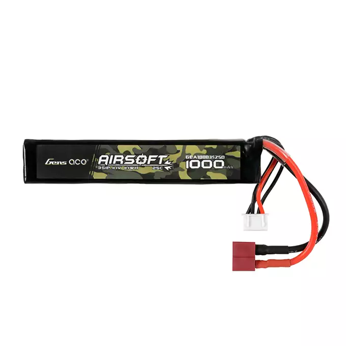 Akumulator airsoftowy 25C 1000mAh 3S1P 11.1V LiPo T-Plug