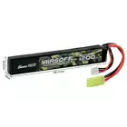 Gens Ace 25C 1200mAh 2S1P 7.4V Airsoft LiPo Battery mini Tamiya
