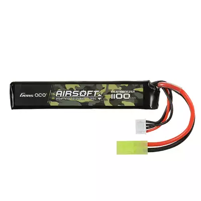 Batterie LiPo Gens Ace 25C 1100mAh 3S1P 11.1V mini Tamiya