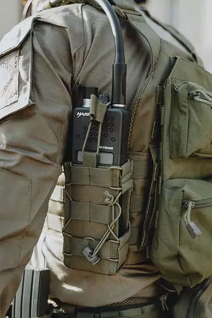 Open-Top Radio Pouch - Olive [8FIELDS]
