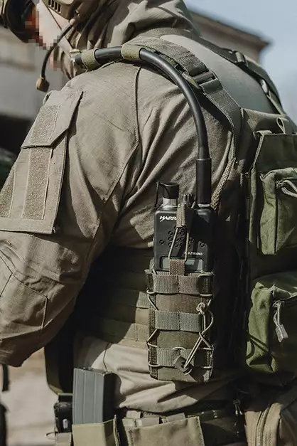 Open-Top Radio Pouch - Olive [8FIELDS]