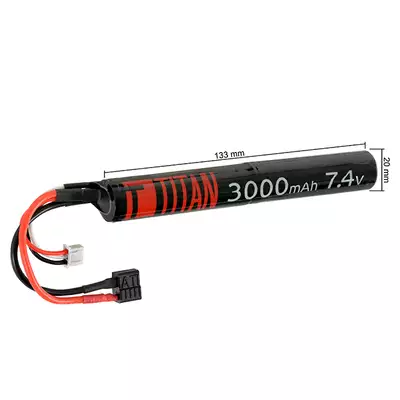 Akumulator Li-ion 3000mAh 7.4v Stick T-Plug 16C [Titan]
