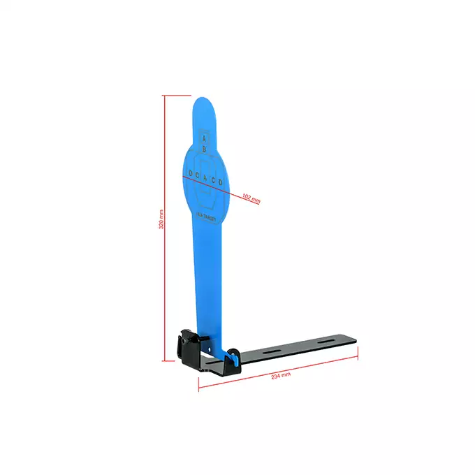 Airsoft Metal Target (30x10cm) Mod.B - Blue [FMA]