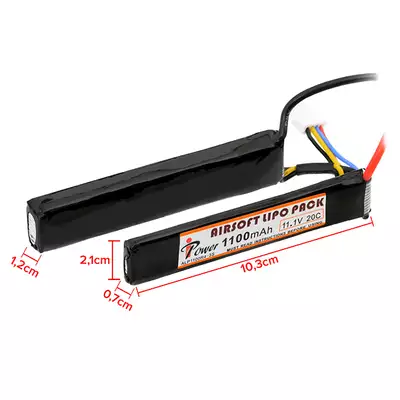 Akumulator Li-Po 1100mAh 11,1V 20C - Deans [IPower]