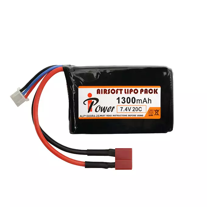 Battery Li-Po 1300mAh 7,4V 20C - Deans [IPower]