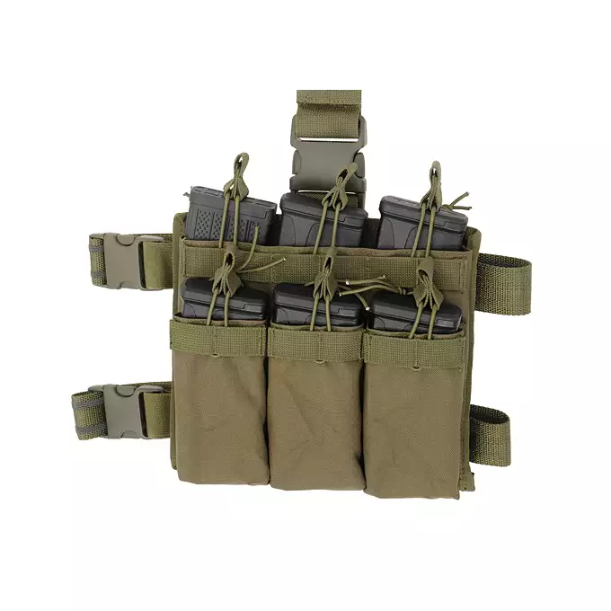 Panel udowy na 6 magazynków M4/AR-15 - Olive [8FIELDS]