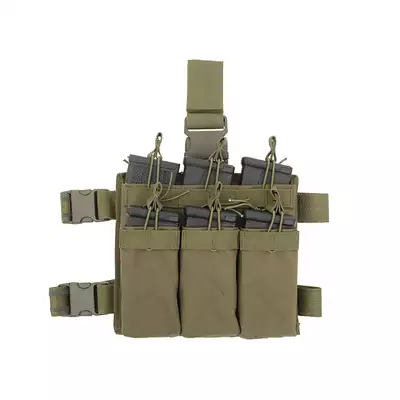 Panel udowy na 6 magazynków M4/AR-15 - Olive [8FIELDS]