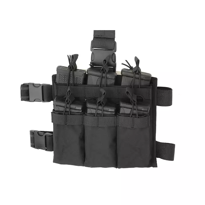 Panel udowy na 6 magazynków M4/AR-15 - Black [8FIELDS]