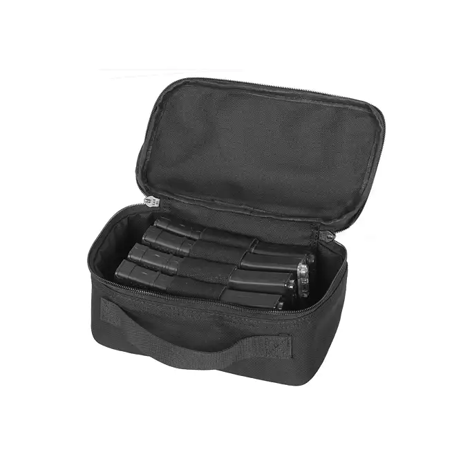 Pokrowiec na 4 magazynki AR15 - Black [8FIELDS]