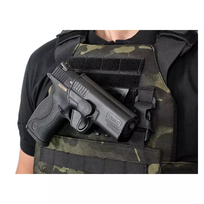 Airsoft MOLLE Attachment - Black [Amomax]
