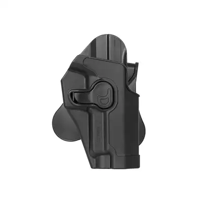 [Zestaw] Kabura Airsoftowa do P226 - Black [Amomax] + Adapter szybkiego zwalniania - Black [Amomax]