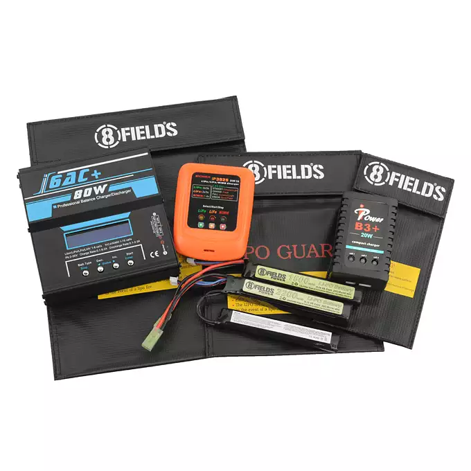 Large bag for safe charging of LiPo batteries [8FIELDS]