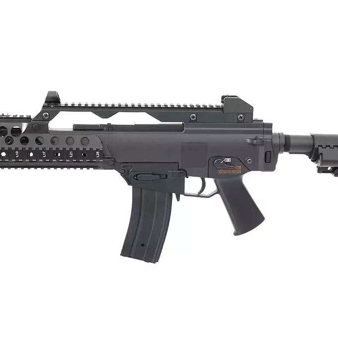 [Zestaw] 608-8 [J.G.Works] + Stalowy magazynek Mid-Cap na 150 kulek do serii AR-15/M4 - Black