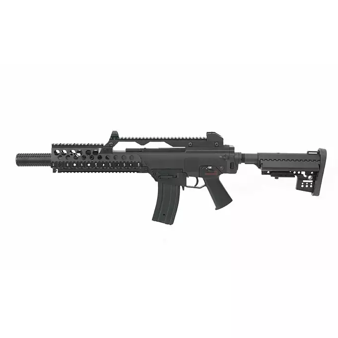 [Zestaw] 608-8 [J.G.Works] + Stalowy magazynek Mid-Cap na 150 kulek do serii AR-15/M4 - Black