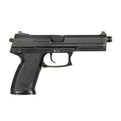 [Zestaw] Replika pistoletu SOCOM z tłumikiem (wersja Green Gaz) [STTI] + Kabura Per-Fit do ponad 80 modeli pistoletów - Black [Amomax]