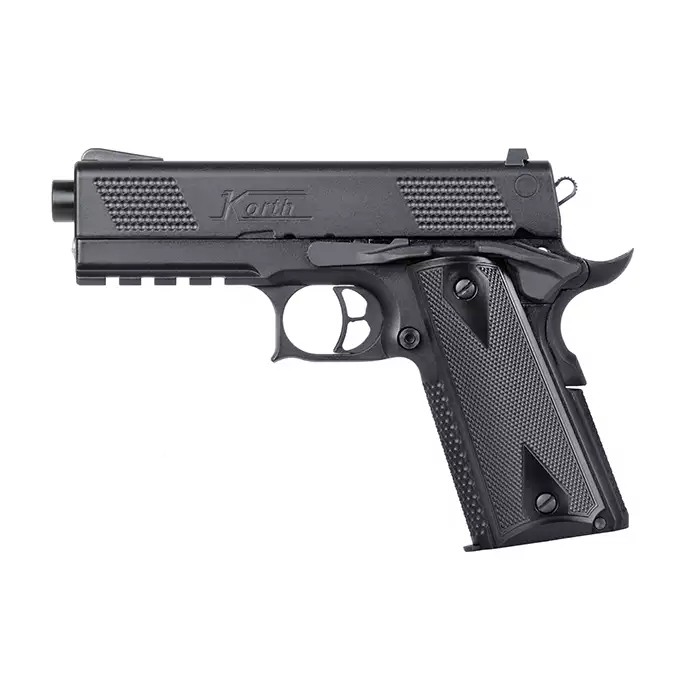 [Zestaw] KORTH PRS - Black [ICS] + Kabura Per-Fit do ponad 80 modeli pistoletów - Black [Amomax]