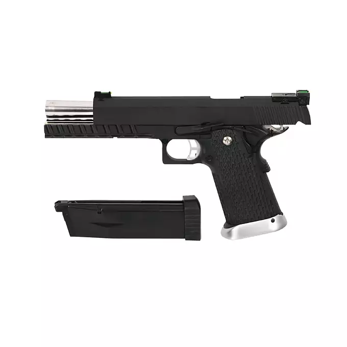 [Zestaw] KP-06 [KJW] + Kabura Per-Fit do ponad 80 modeli pistoletów - Black [Amomax]