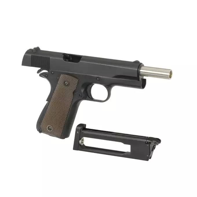 [Zestaw] R31 CO2 [Army Armament] + Kabura Per-Fit do ponad 80 modeli pistoletów - Black [Amomax]