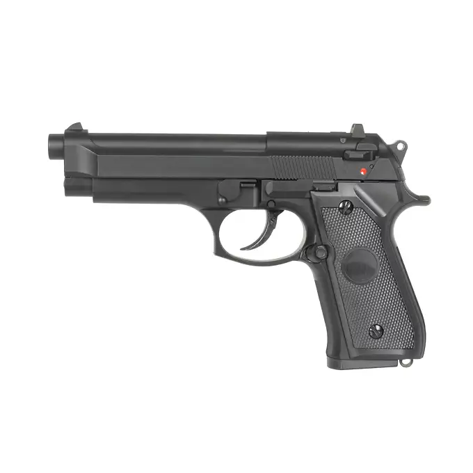[Zestaw] ST92F Non-Blowback Airsoft Gas Pistol - Black [STTi] + Kabura Per-Fit do ponad 80 modeli pistoletów - Black [Amomax]