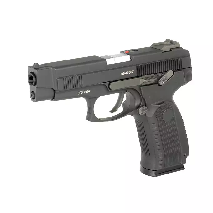 [Set] R-MP443 Gas Blow Back [Raptor] + Per-Fit Holster for more than 80 handgun models - Black [Amomax]