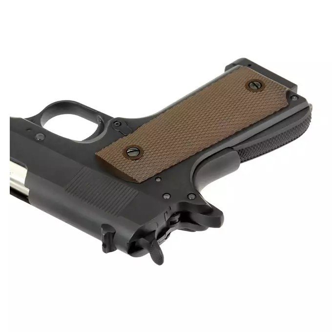 [Zestaw] R31 CO2 [Army Armament] + Kabura Per-Fit do ponad 80 modeli pistoletów - Black [Amomax]