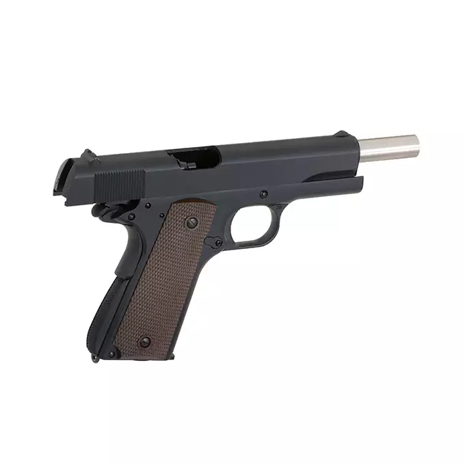 [Zestaw] Replika pistoletu M1911 armii USA [Army Armament] + Kabura Per-Fit do ponad 80 modeli pistoletów - Black [Amomax]
